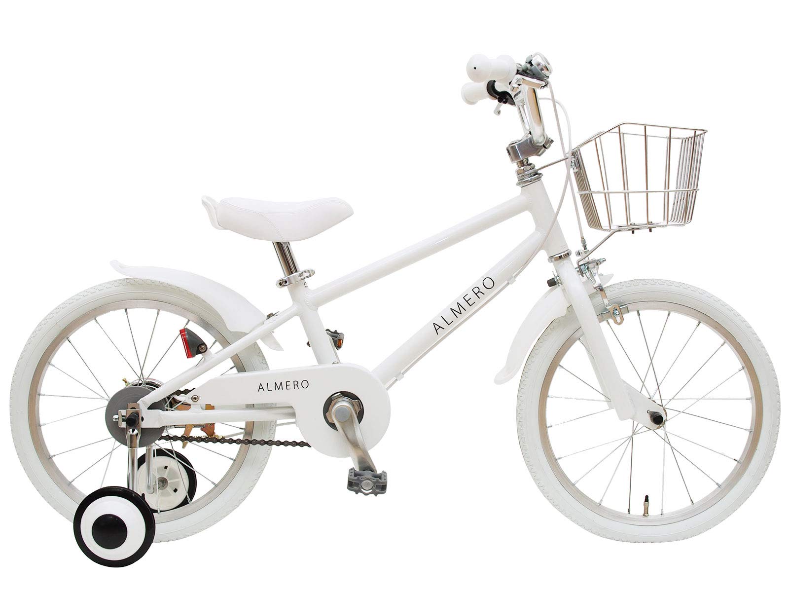 Amazon | 16インチ アルメロ ホワイト アルミフレーム 子供用自転車