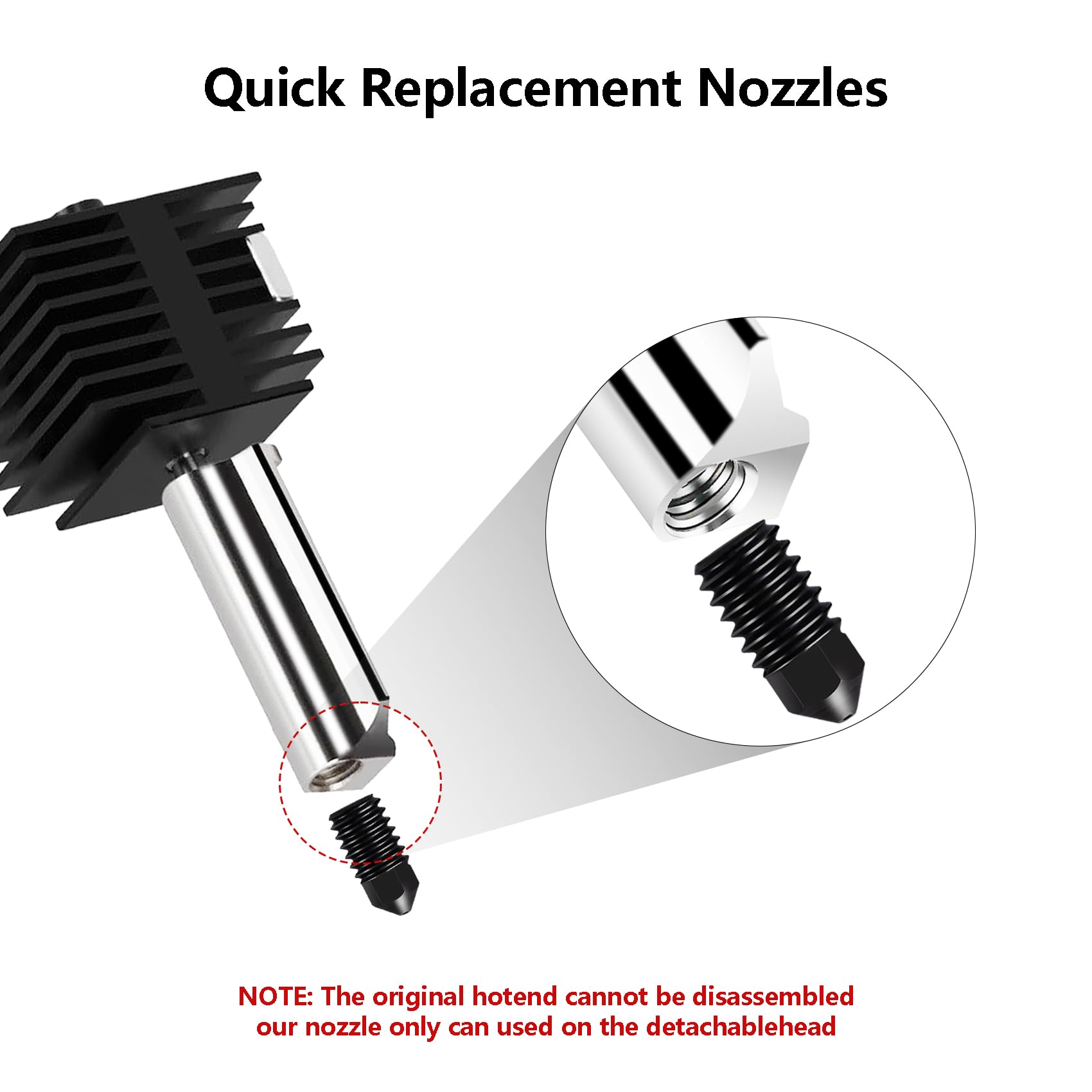 Amazon.co.jp: Bambu Lab A1/A1 Mini用硬化スチールノズル 10個