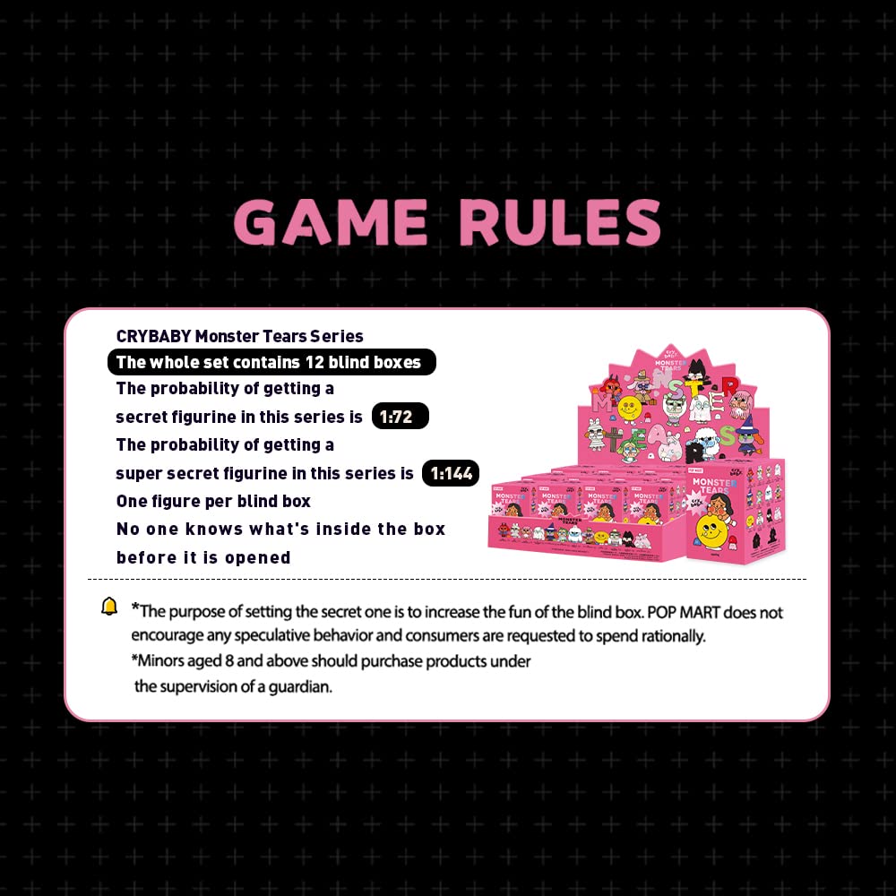 Amazon | POP MART CRYBABY Monster Tears シリーズ 【アソート