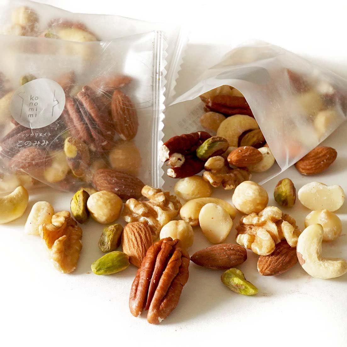 Amazon.co.jp: このみみ 7種類 ミックスナッツ 小分け 個包装 素焼き