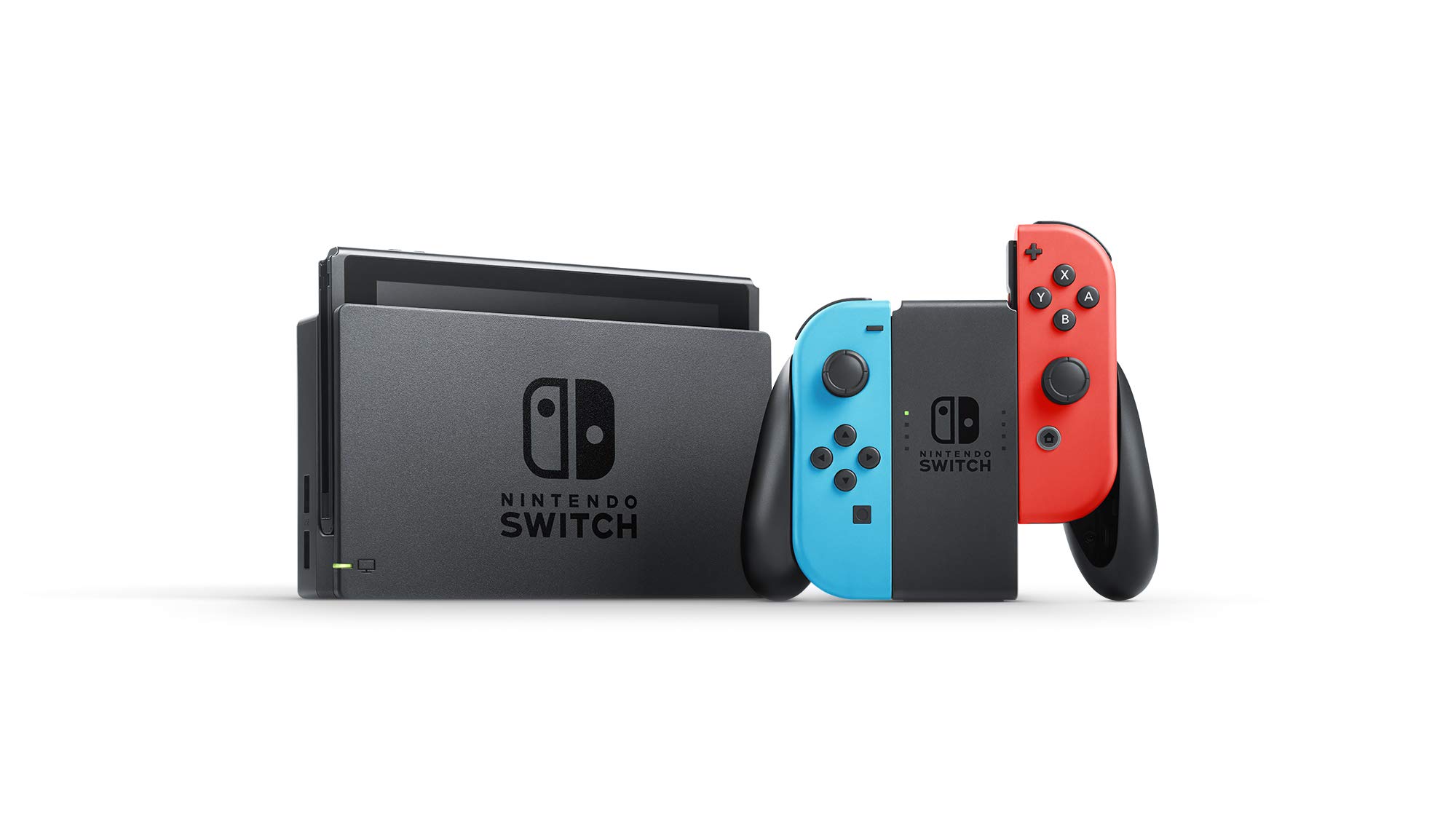 Amazon.com: Nintendo Switch with Neon Blue and Neon Red Joy‑Con V2