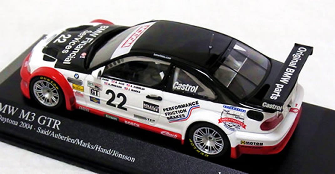 Amazon | ミニチャンプス 1/43 BMW M3 GTR 2004年 ALMS デイトナ24時間