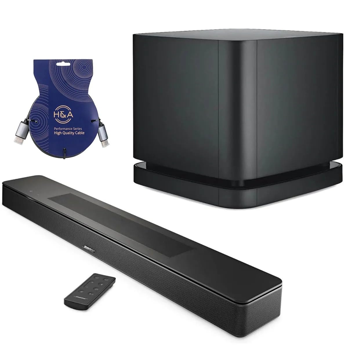 Amazon.com: Bose Smart Soundbar 600, Black - Bundle with Bass