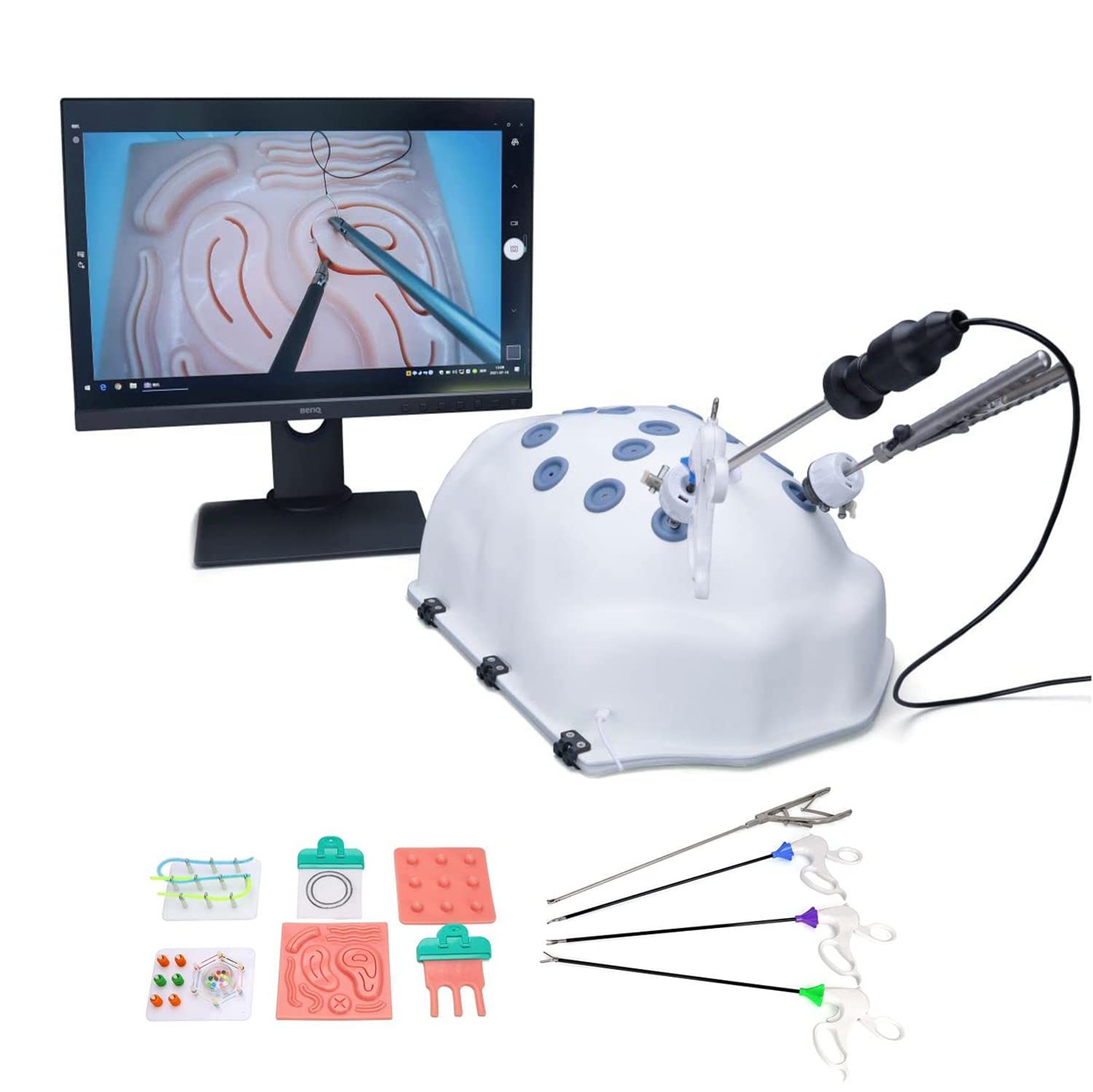 Amazon.co.jp: 腹腔鏡手術訓練 練習用 折り畳んで持ち運べる腹腔鏡