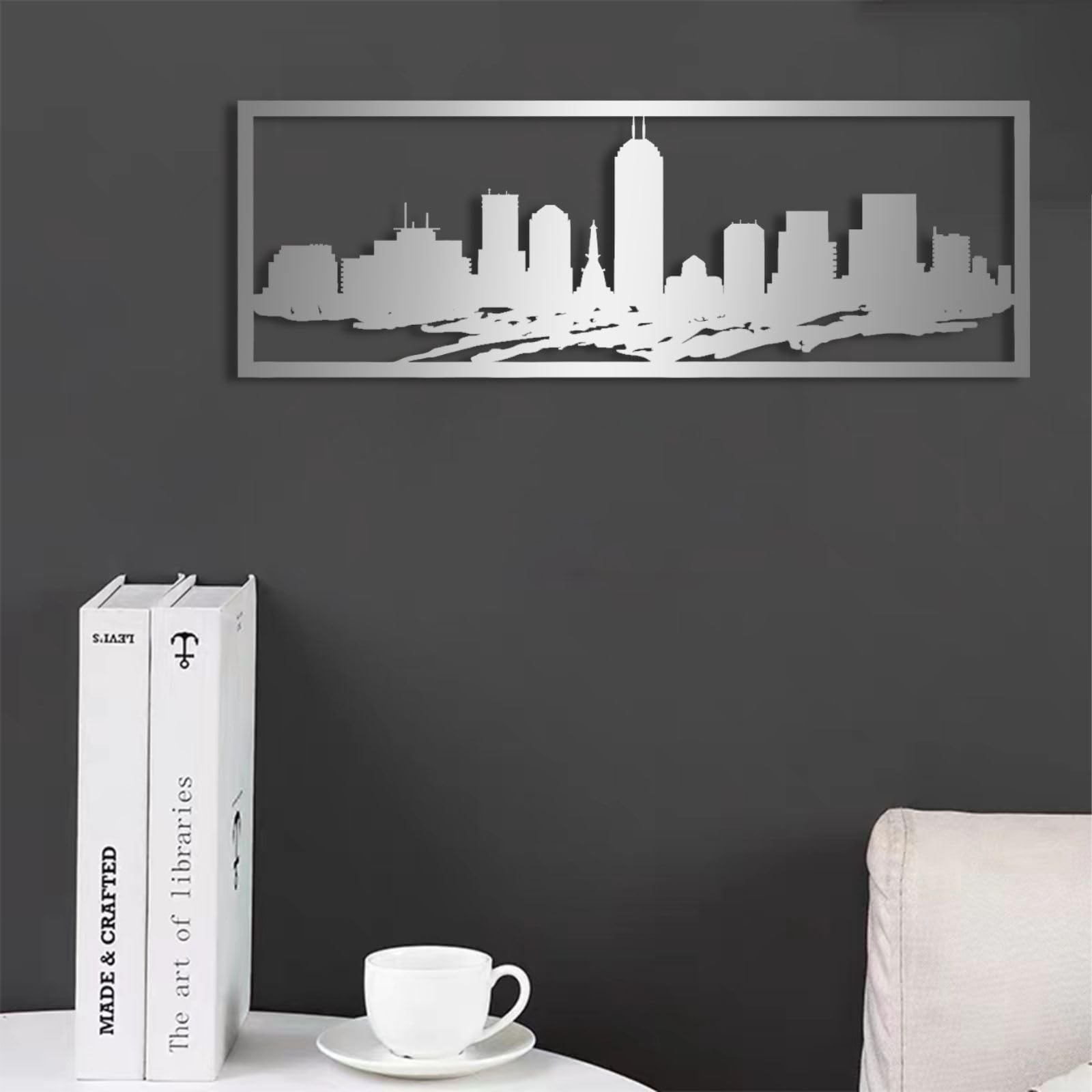 ポスター 横 特寸法 ティムソン スカイライン シカゴ 額装仕上げ品