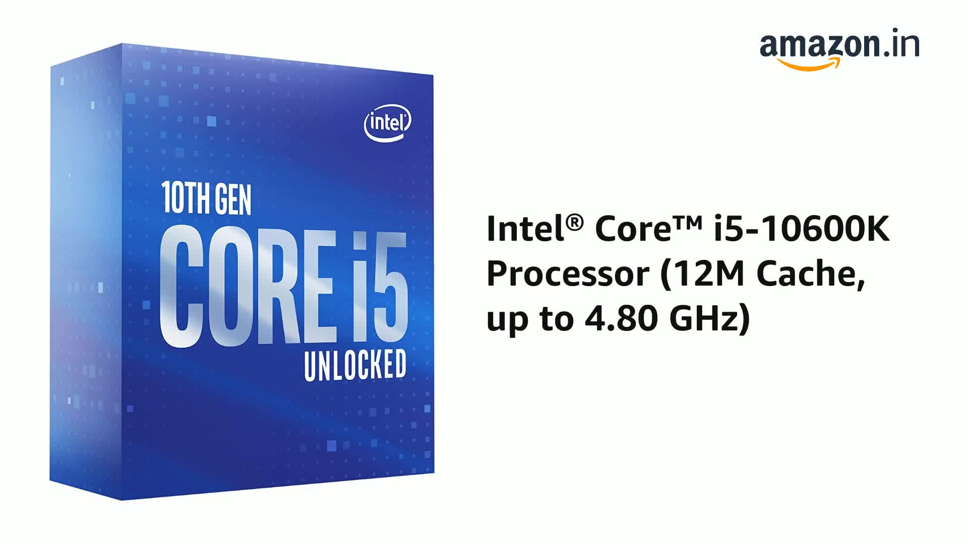 Amazon.in: Buy Intel Core i5-10th Gen Processor (i5-10600K LGA