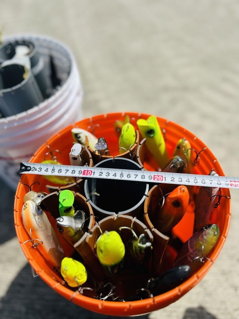 Amazon.co.jp: ビックベイト 収納 バケツ タックルボックス シーバス