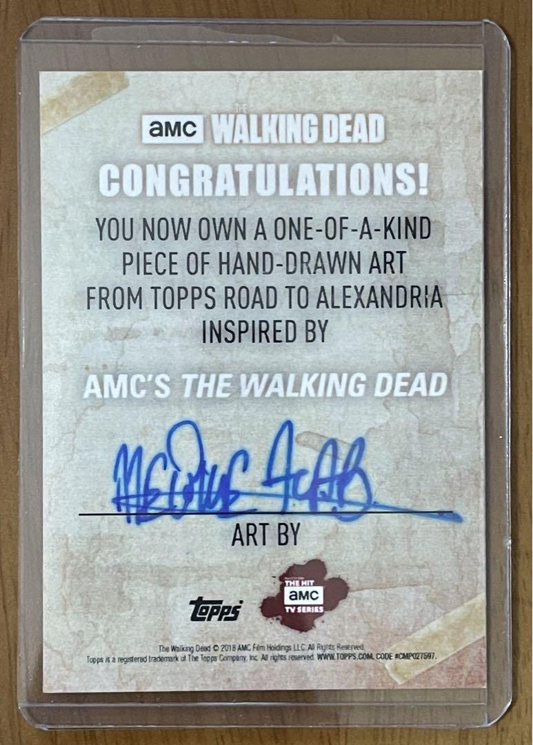 Amazon.co.jp: ウォーキングデッド トレカ エイブラハム アーティスト