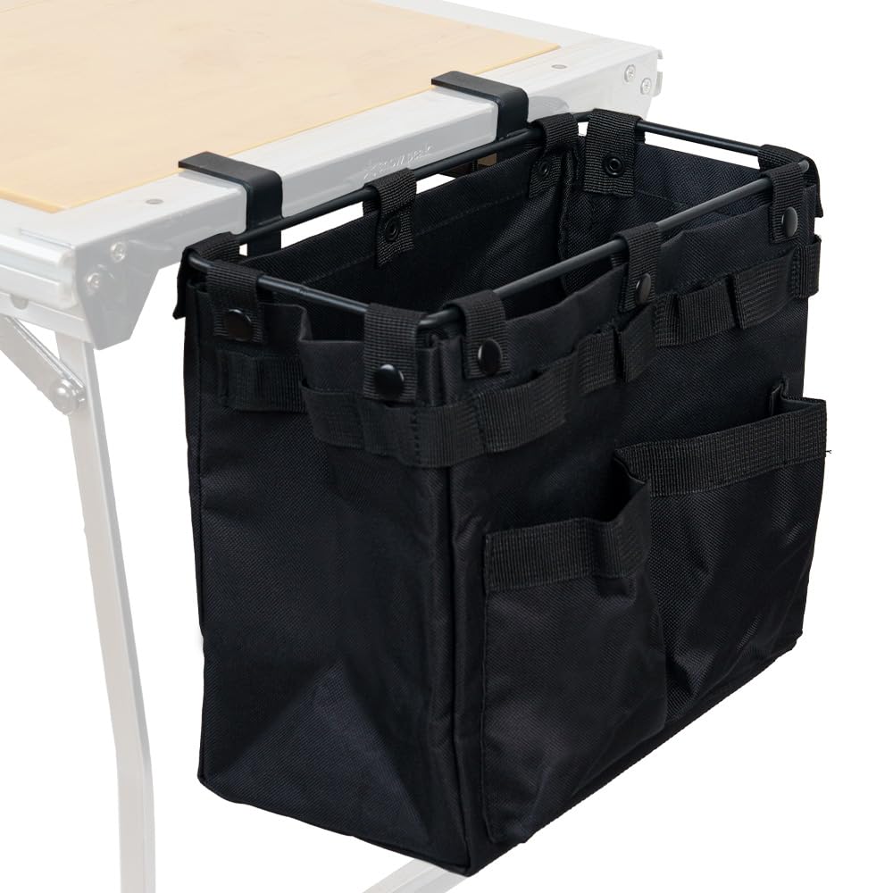 Amazon.co.jp: アウトドア キャンプ テーブルサイドラック 収納バッグ