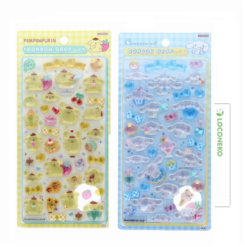Amazon.co.jp: サンスター文具 ボンボンドロップシール ポムポムプリン