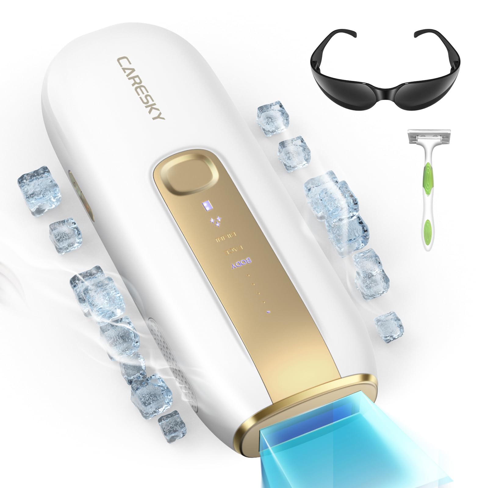 Amazon.com: Laser Hair Removal Device with Ice Air Cooling