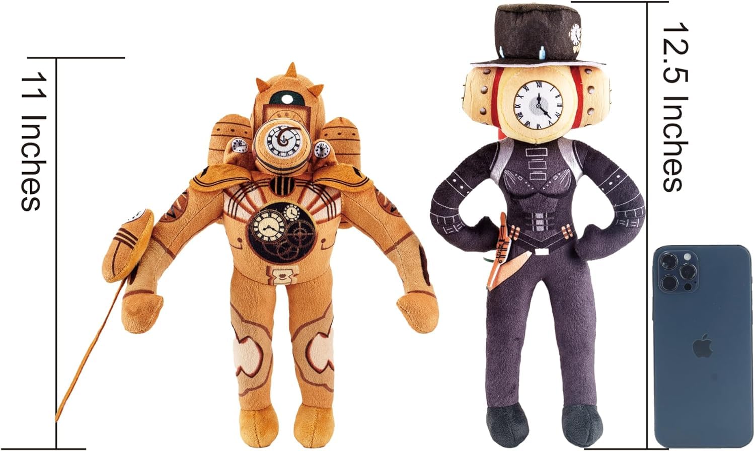 Amazon.co.jp: BUYMENOW トイレマン ぬいぐるみ - 2個セット クロック