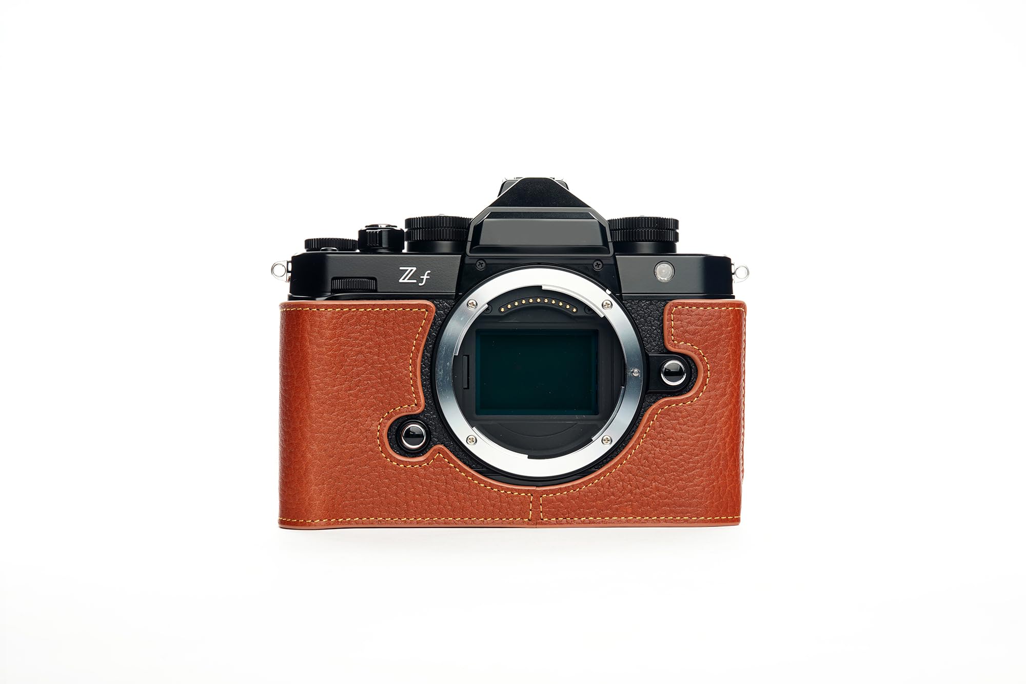 Amazon | TP Original Nikon Z f用ハンドメイド本革ハーフカメラケース