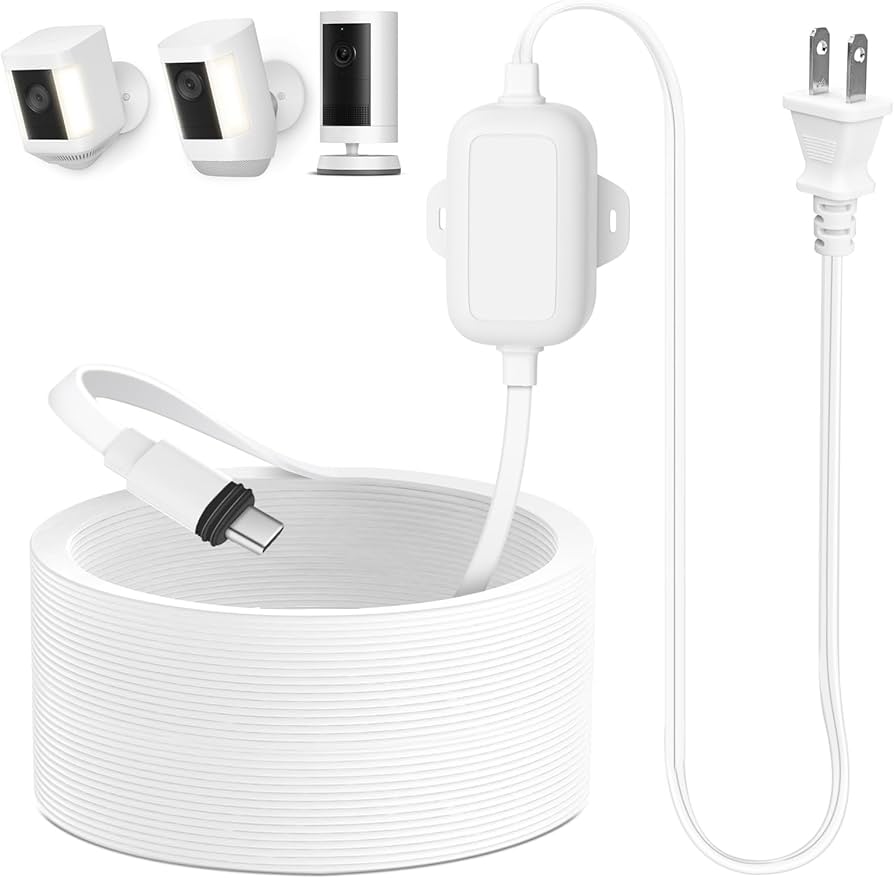 Amazon.com : 30ft Power Adapter Compatible with Spotlight Cam Plus