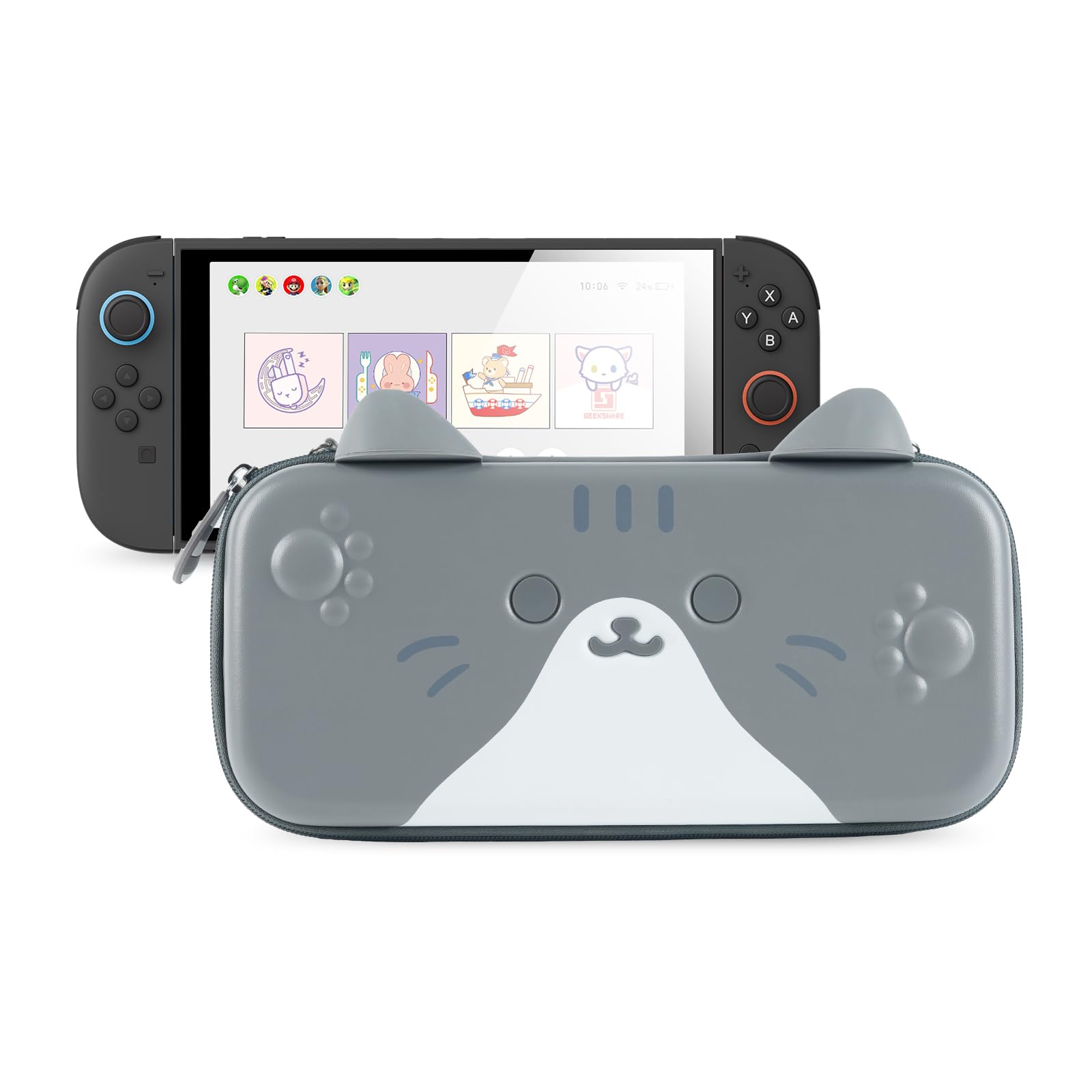 Amazon.co.jp: GeekShare Switch2ケース スイッチ 2025有機ELモテル