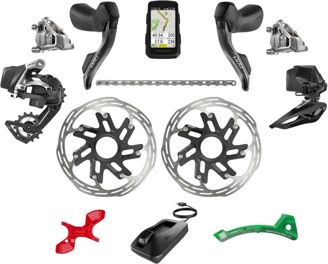 Amazon.com : SRAM Red eTap AXS + Hammerhead Karoo Road Groupset