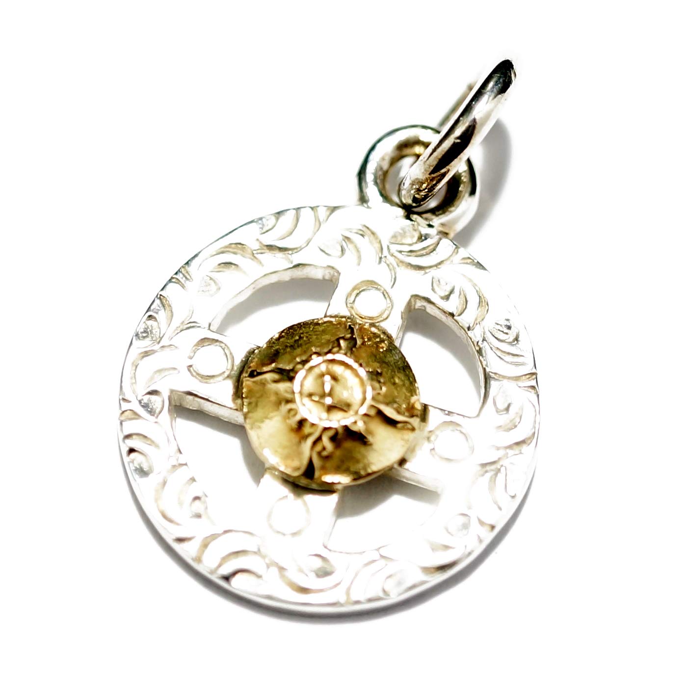 Amazon | [ファーストアローズ] メディスンホイールメタル ペンダント