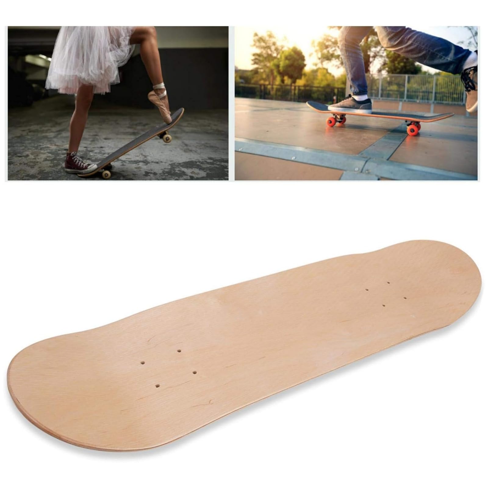 Amazon | スケートボードデッキ、スケートスクーター用の 木製スケート
