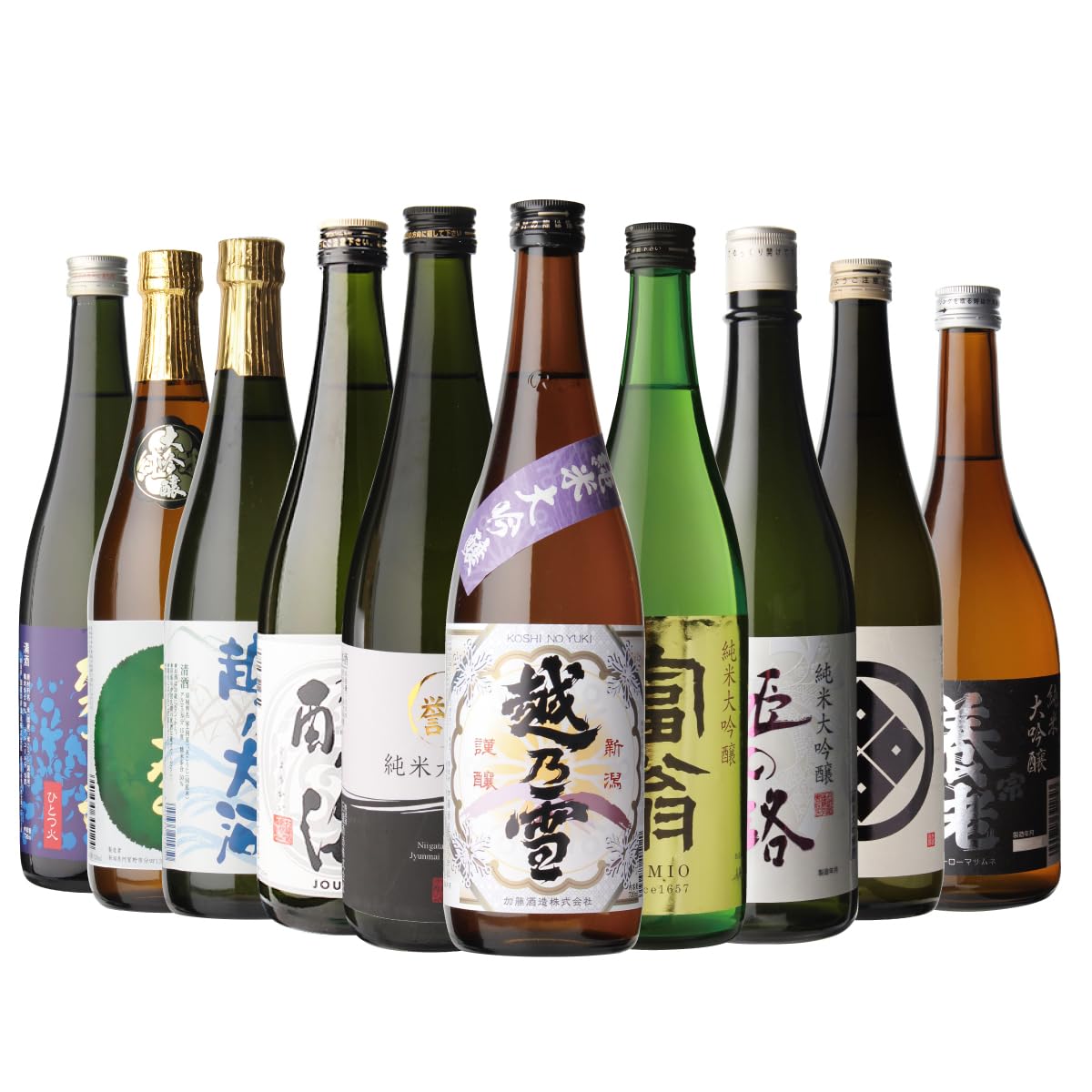 Amazon.co.jp: 日本酒 飲み比べセット 全国10蔵 純米大吟醸 720ml×10本