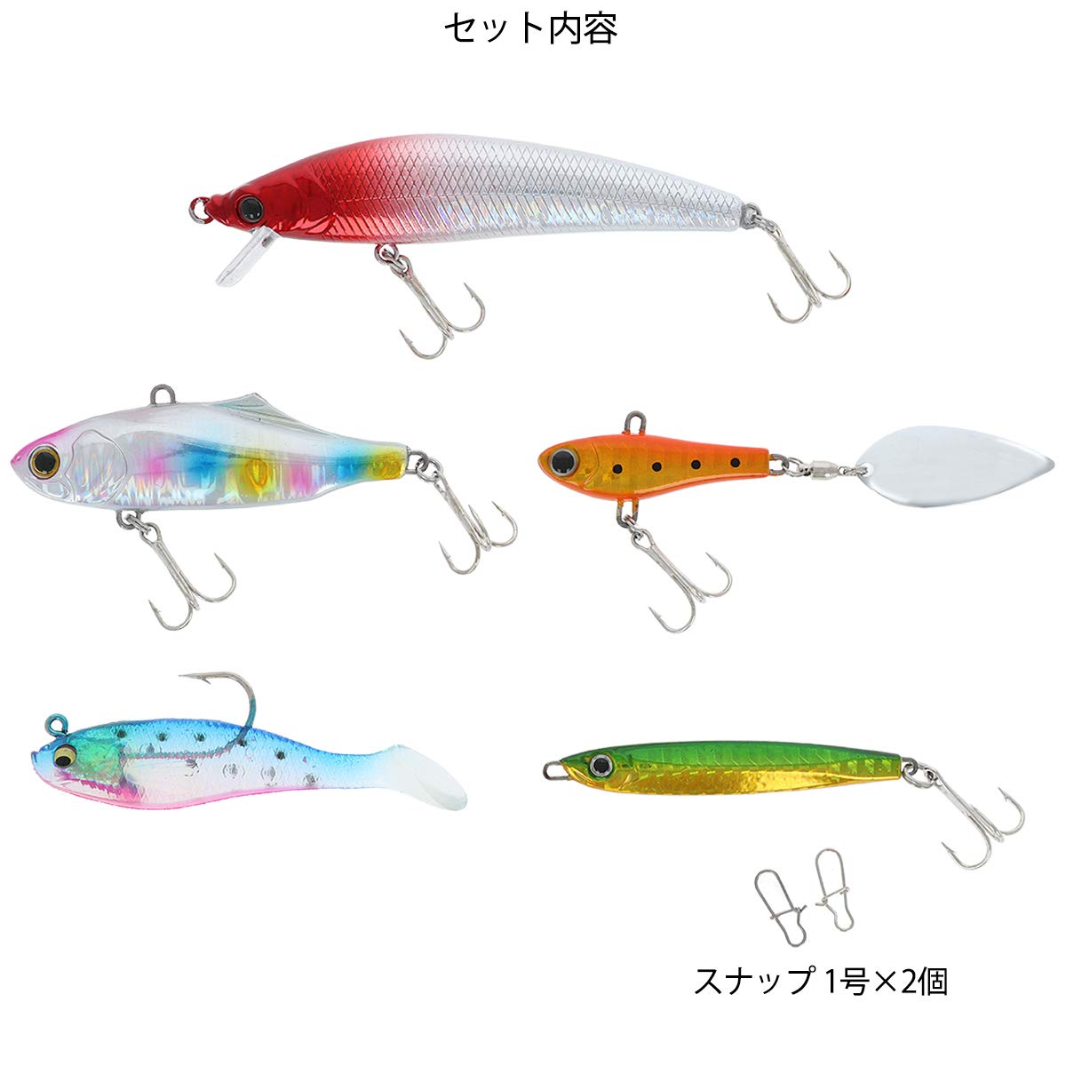 Amazon | タカミヤ(TAKAMIYA) SmileShip シーバスルアーセット