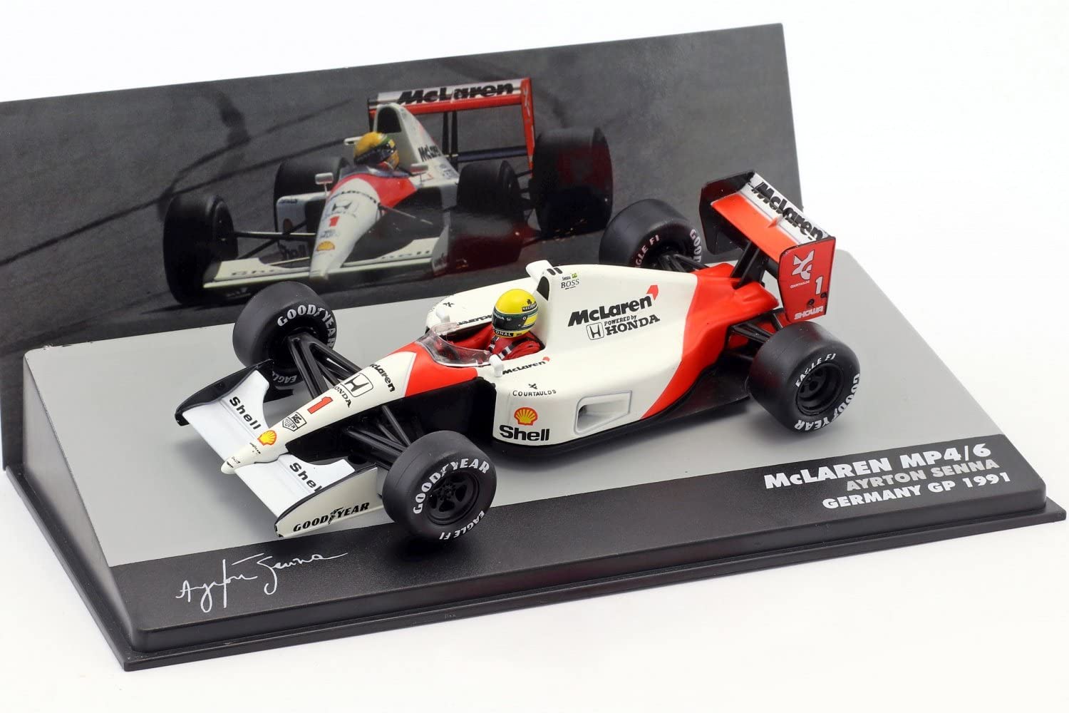 Amazon | 1/43 マクラーレン ホンダ F1 MP4/6 1991 ドイツGP