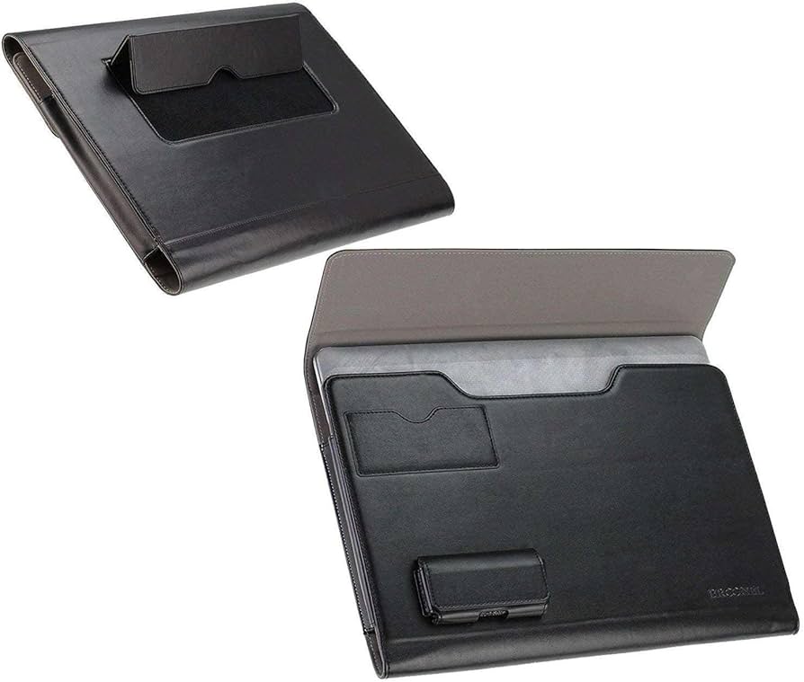 Amazon.com: Broonel Black Leather Folio Case - Compatible with