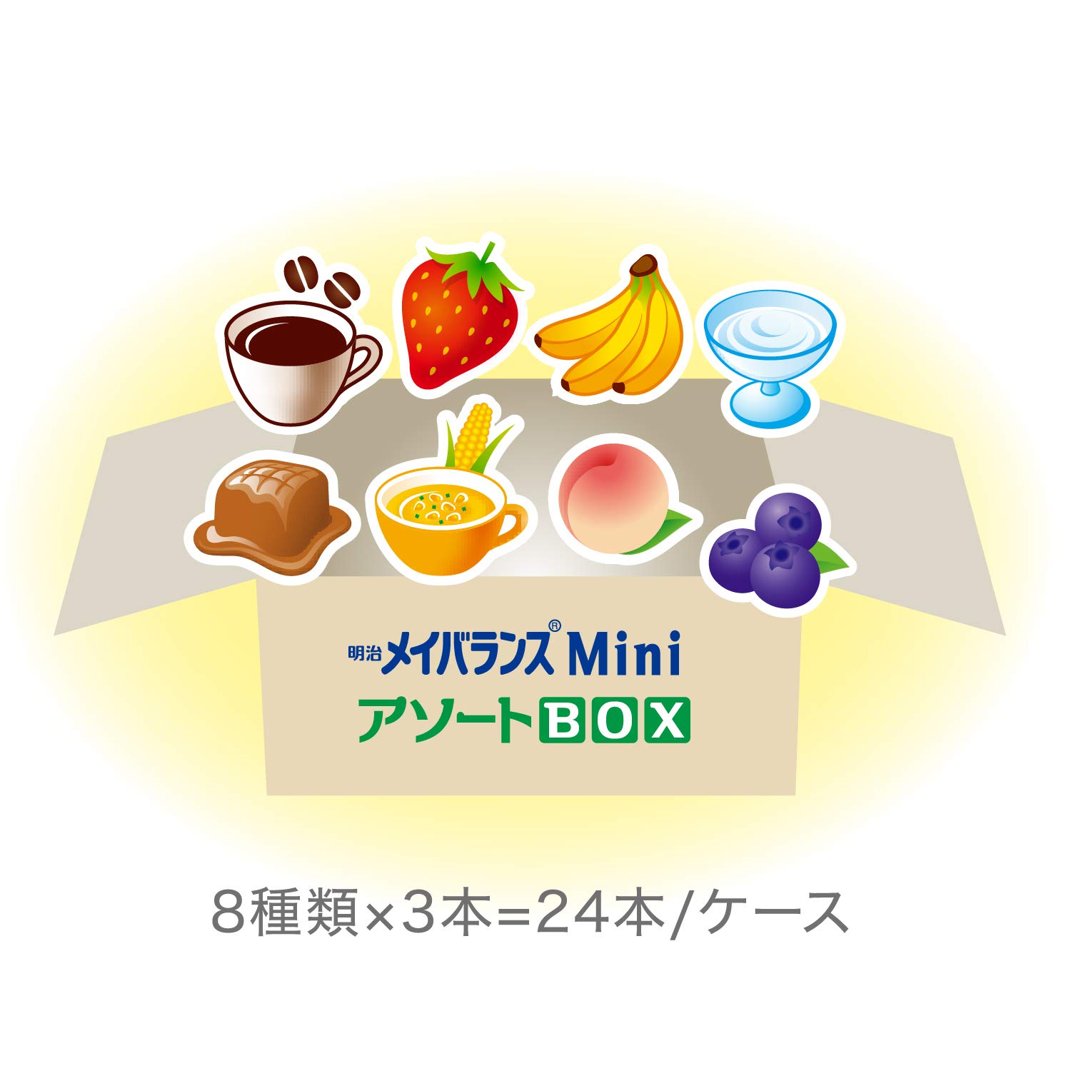 Amazon.co.jp: 明治 メイバランス Mini アソートBOX 125ml×24本(8種×各