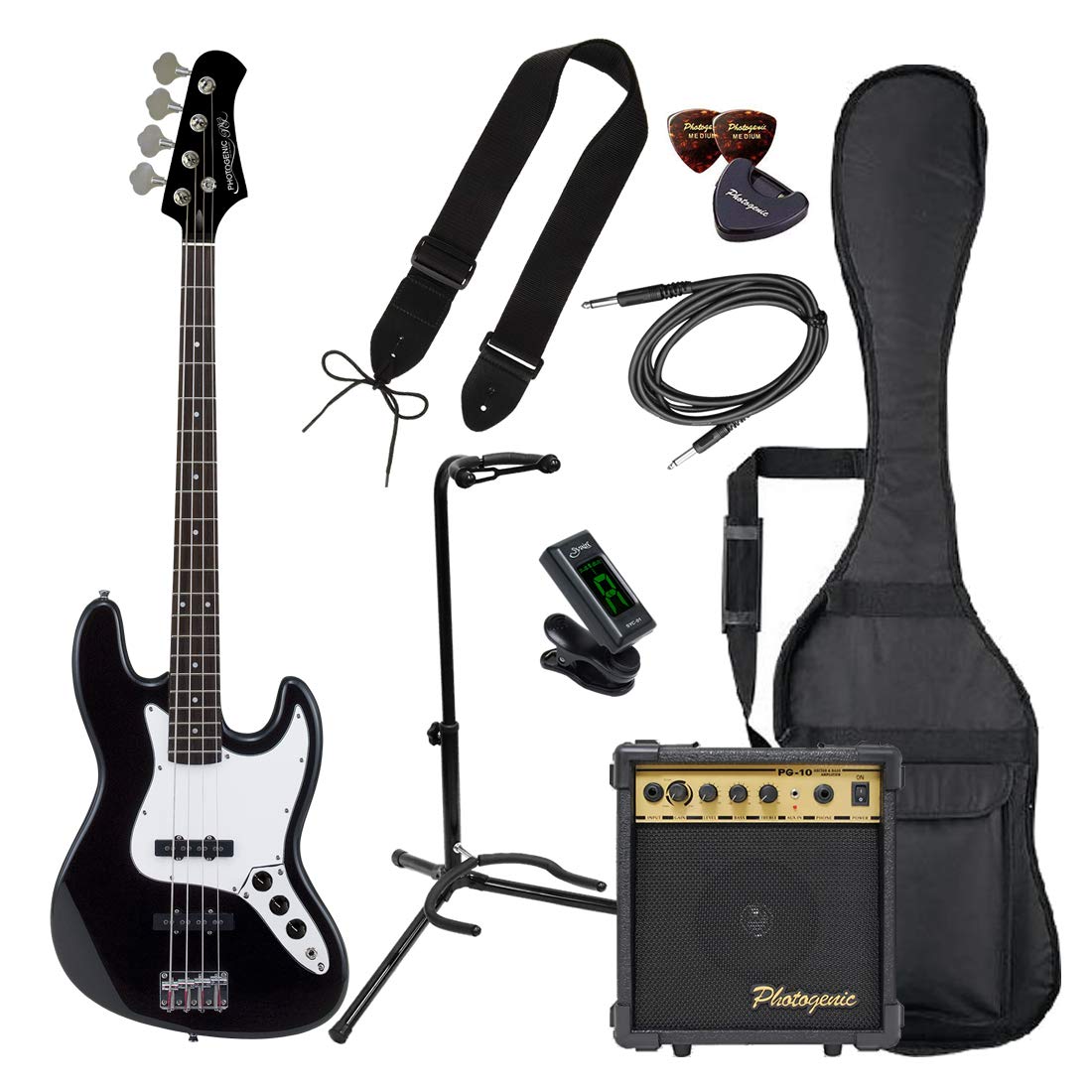 Amazon | PhotoGenic フォトジェニック エレキベース 初心者入門ライト