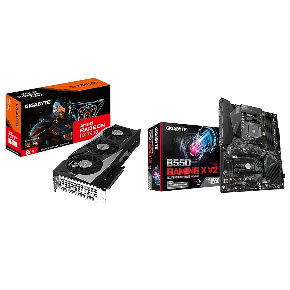 Amazon | 【セット買い】GIGABYTE AMD Radeon RX7600搭載 グラフィック