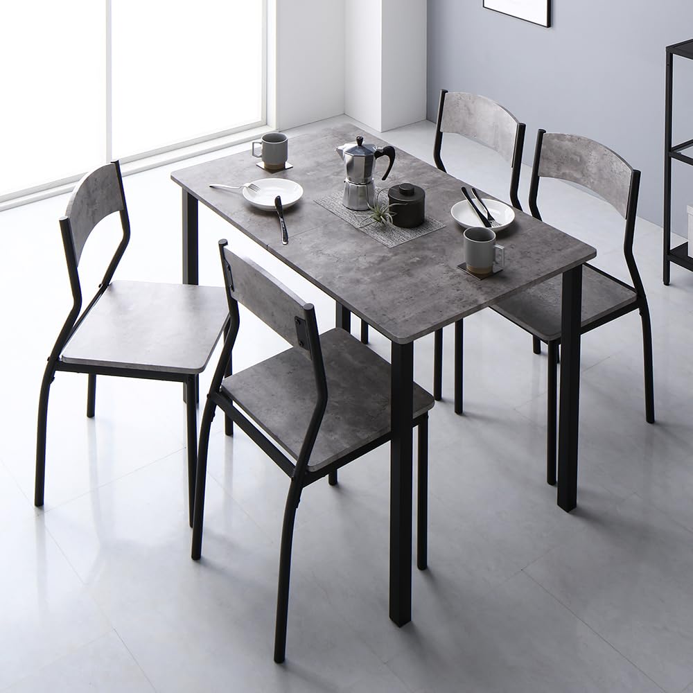 Amazon｜RASIK ダイニングテーブルセット 4人用 5点セット テーブル 1