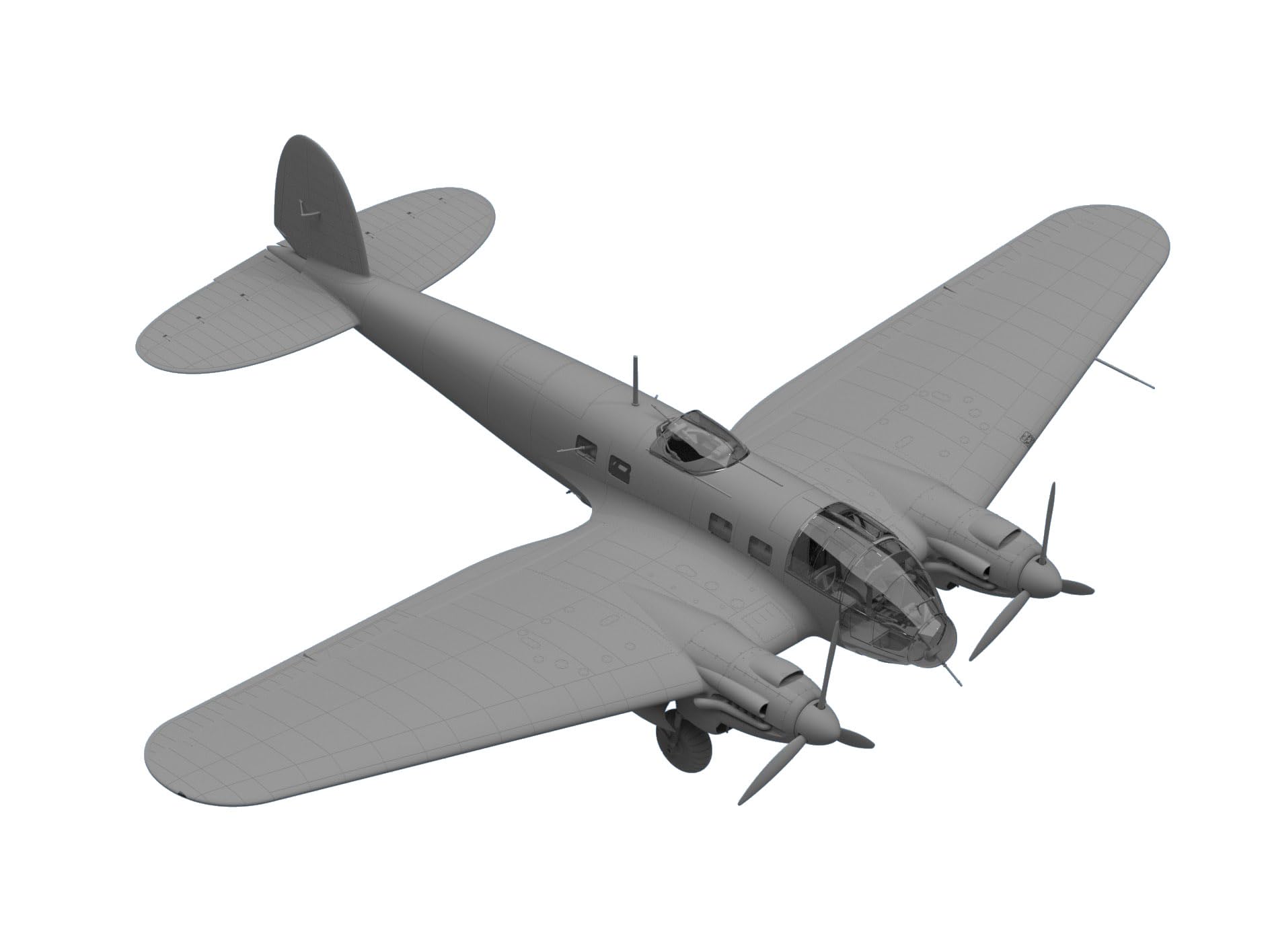 Amazon | アイシーエム ICM 1/48 ドイツ空軍 ハインケル He111H-3 爆撃