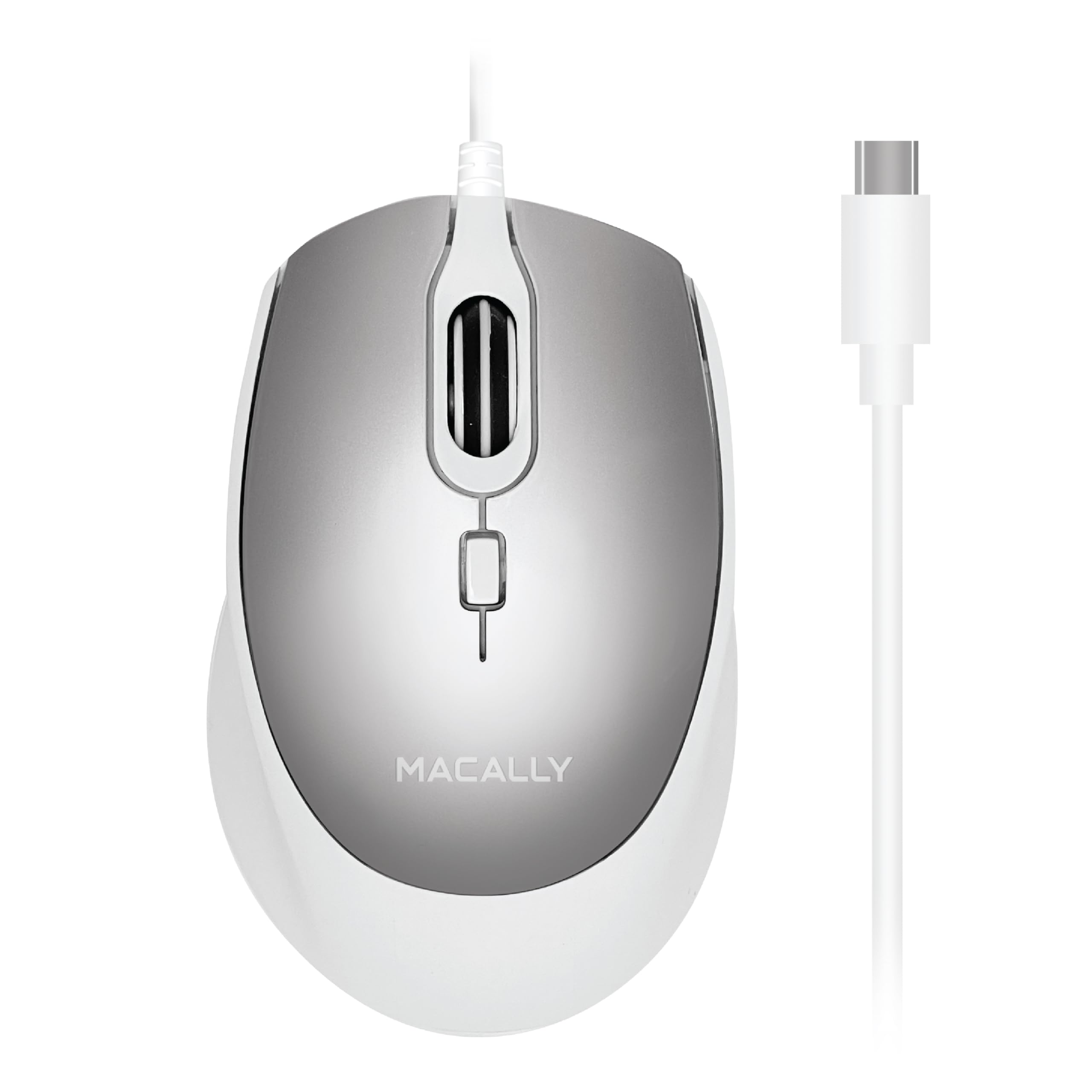 Amazon.com: Macally USB C Mouse for Mac - Sculpted for Comfort