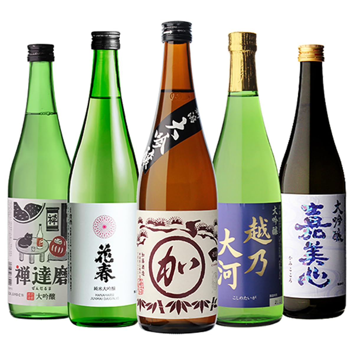 Amazon.co.jp: 日本酒最高ランクの大吟醸 720ml 5本セット 純米大吟醸