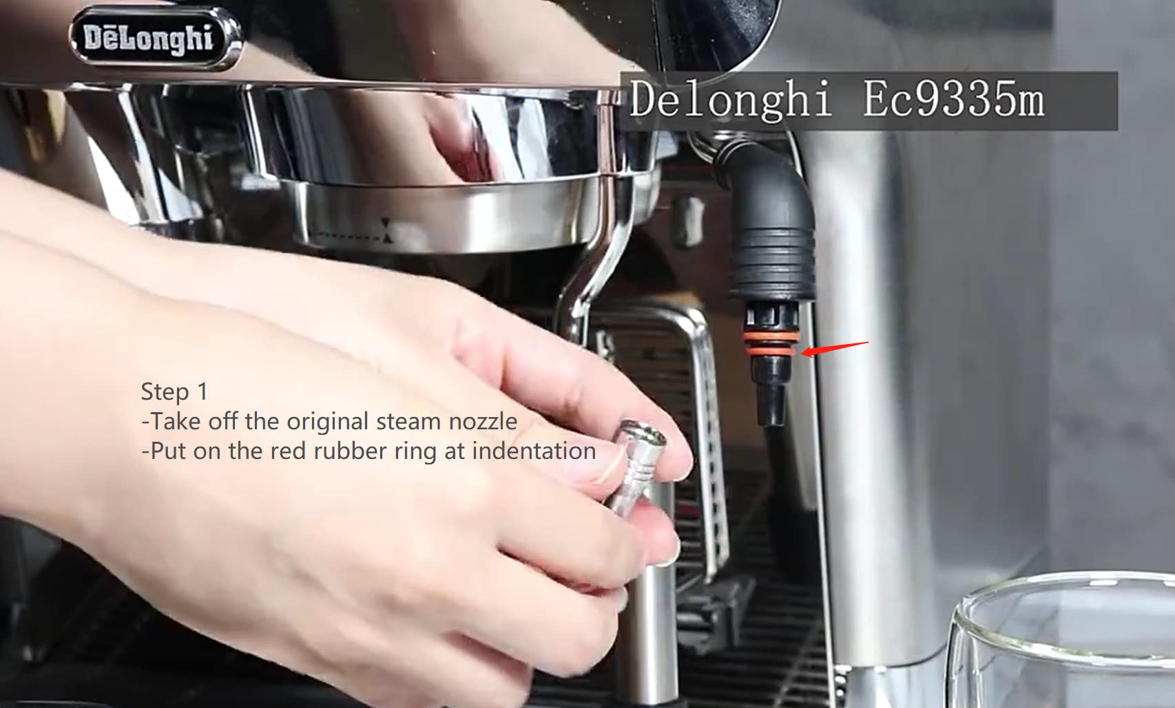 Amazon | デロンギエスプレッソマシン用スチームノズルチップ 交換用