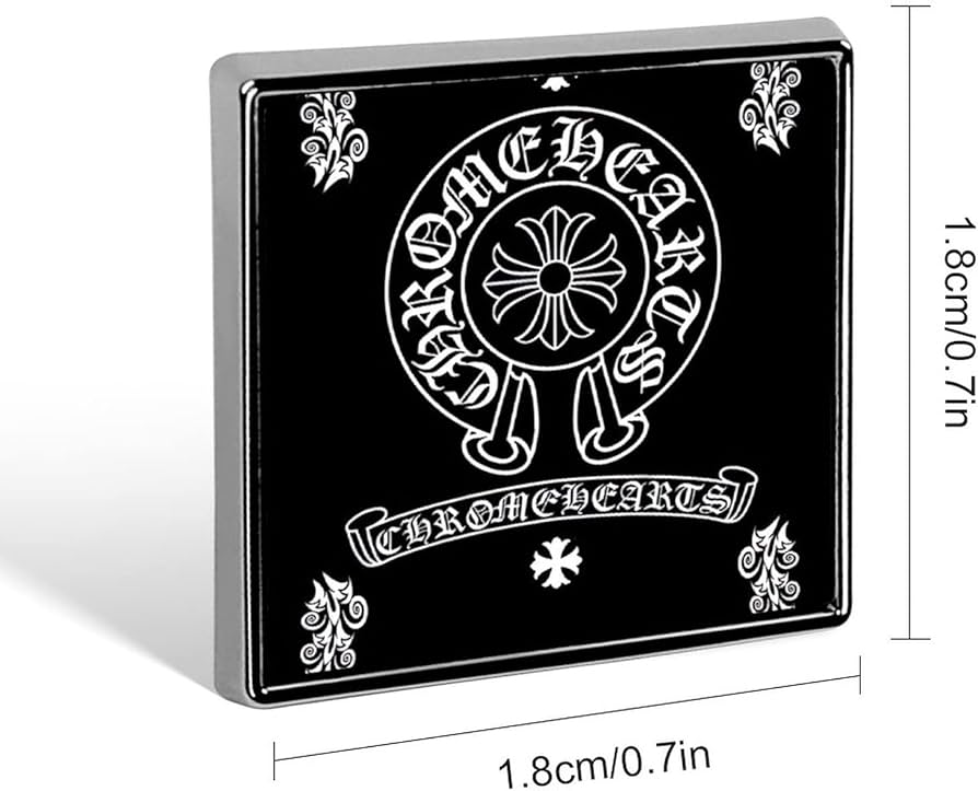 Amazon.co.jp: クロムハーツ ピンバッジ 缶バッジ 襟章 ネクタイピン
