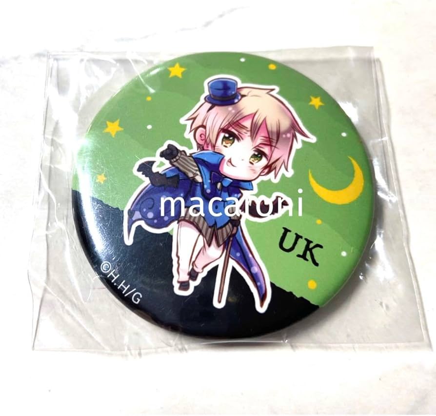 Amazon.co.jp: ヘタリアイギリス／ハロウィン 缶バッジ 原作柄 日丸屋