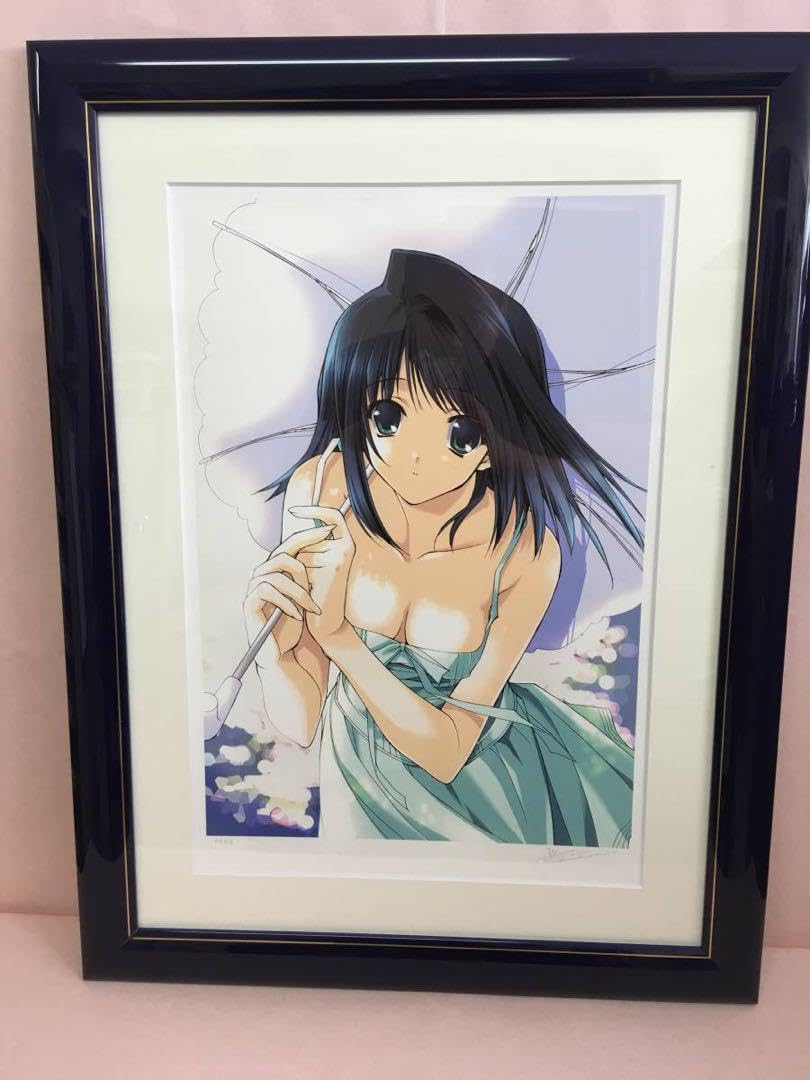 Amazon.co.jp: 版画 鈴平ひろ 直筆サイン ミクスドメディア 保証書