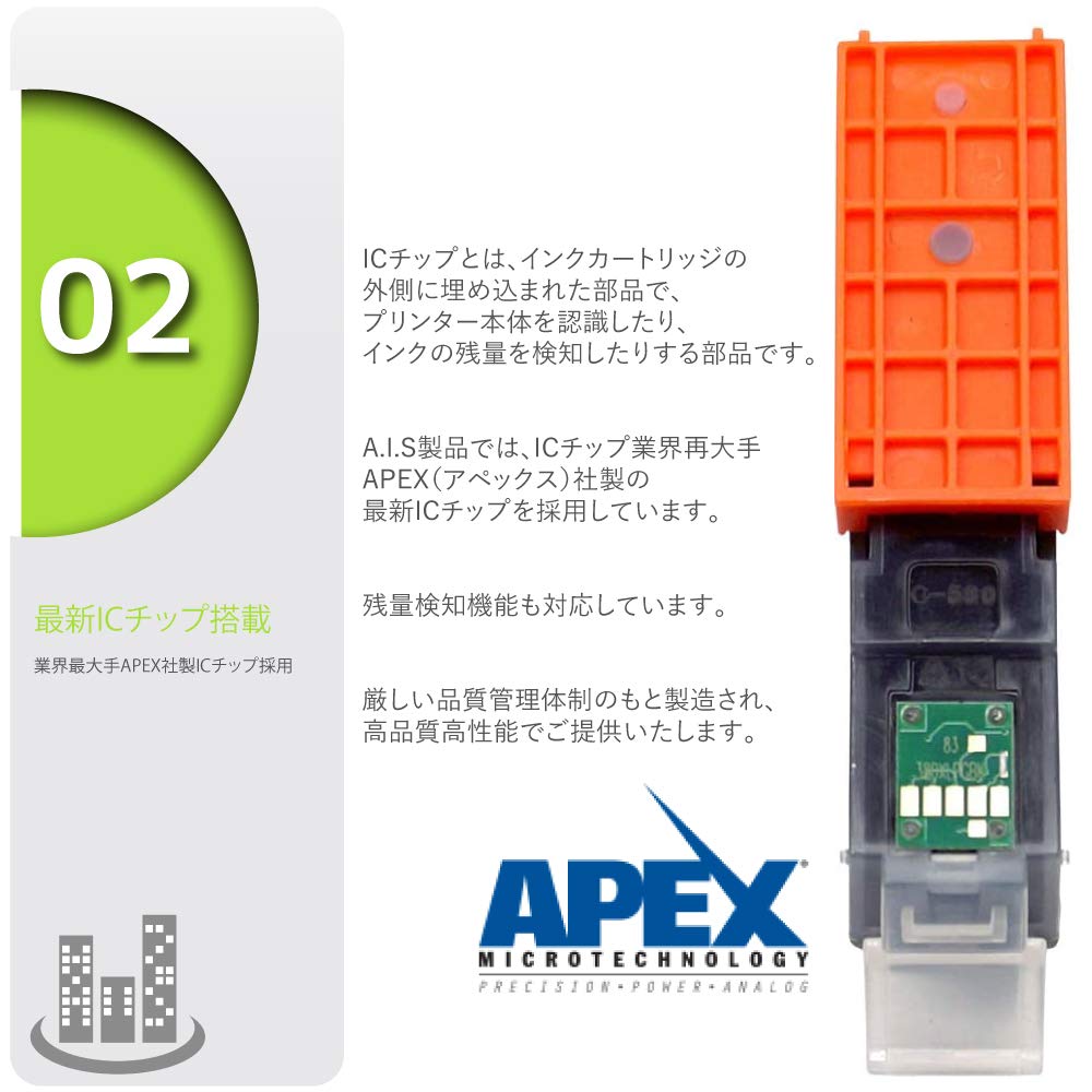 Amazon.co.jp: KETA-5CL (PGMB×2/PB/C/M/Y) 6本セット【全色増量