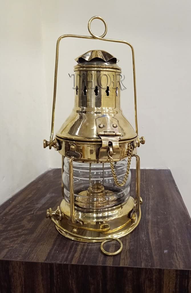 Amazon.co.jp: 航海真鍮ランタン オイルランプ 装飾吊り下げランタン