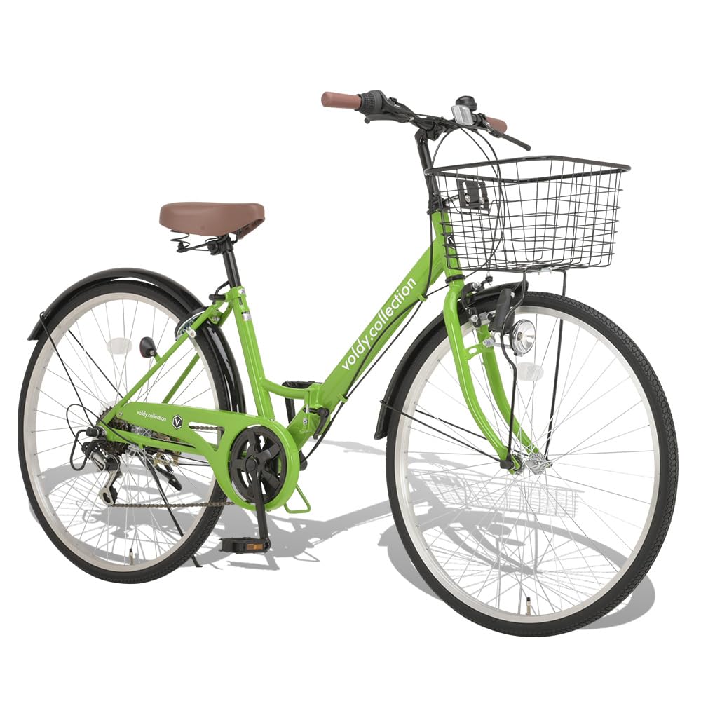 Amazon | ボルディ(Voldy) 自転車 ママチャリ 折りたたみ 26インチ