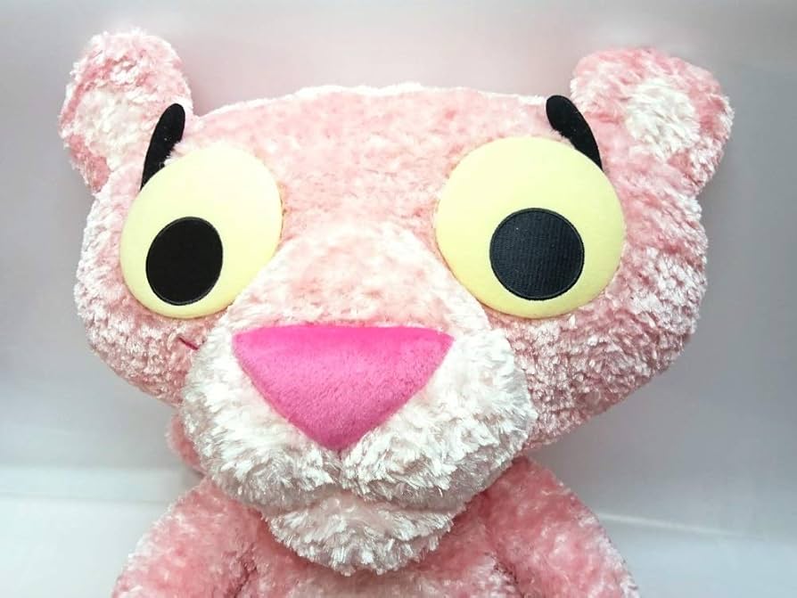 Amazon.co.jp: ピンクパンサー ぬいぐるみ LL 座り : おもちゃ