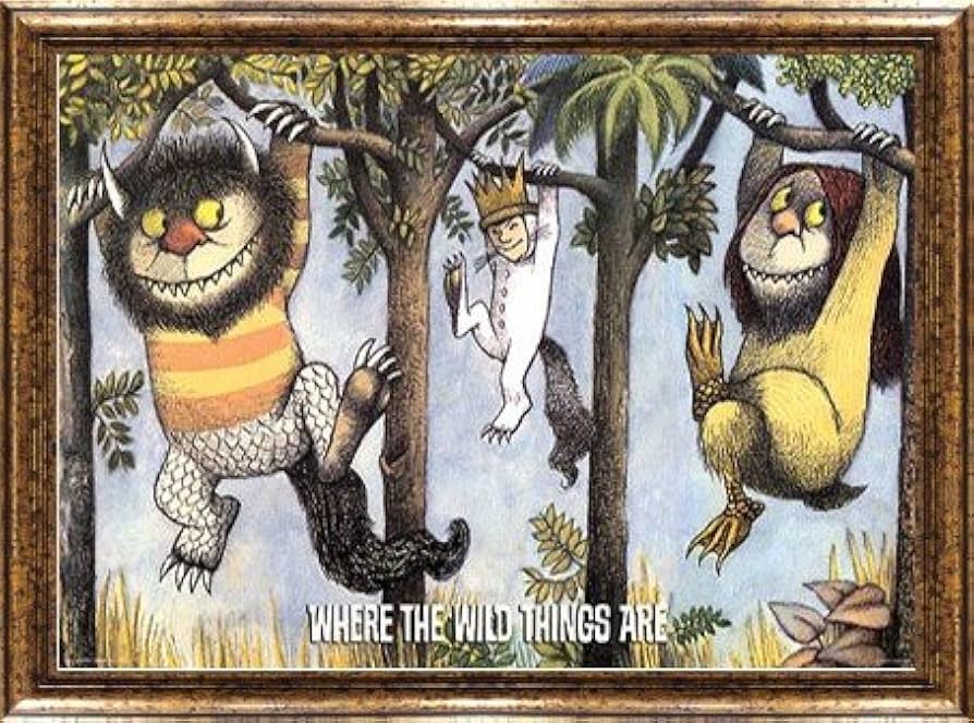 Amazon.co.jp: ポスター モーリス センダック かいじゅうたちのいる