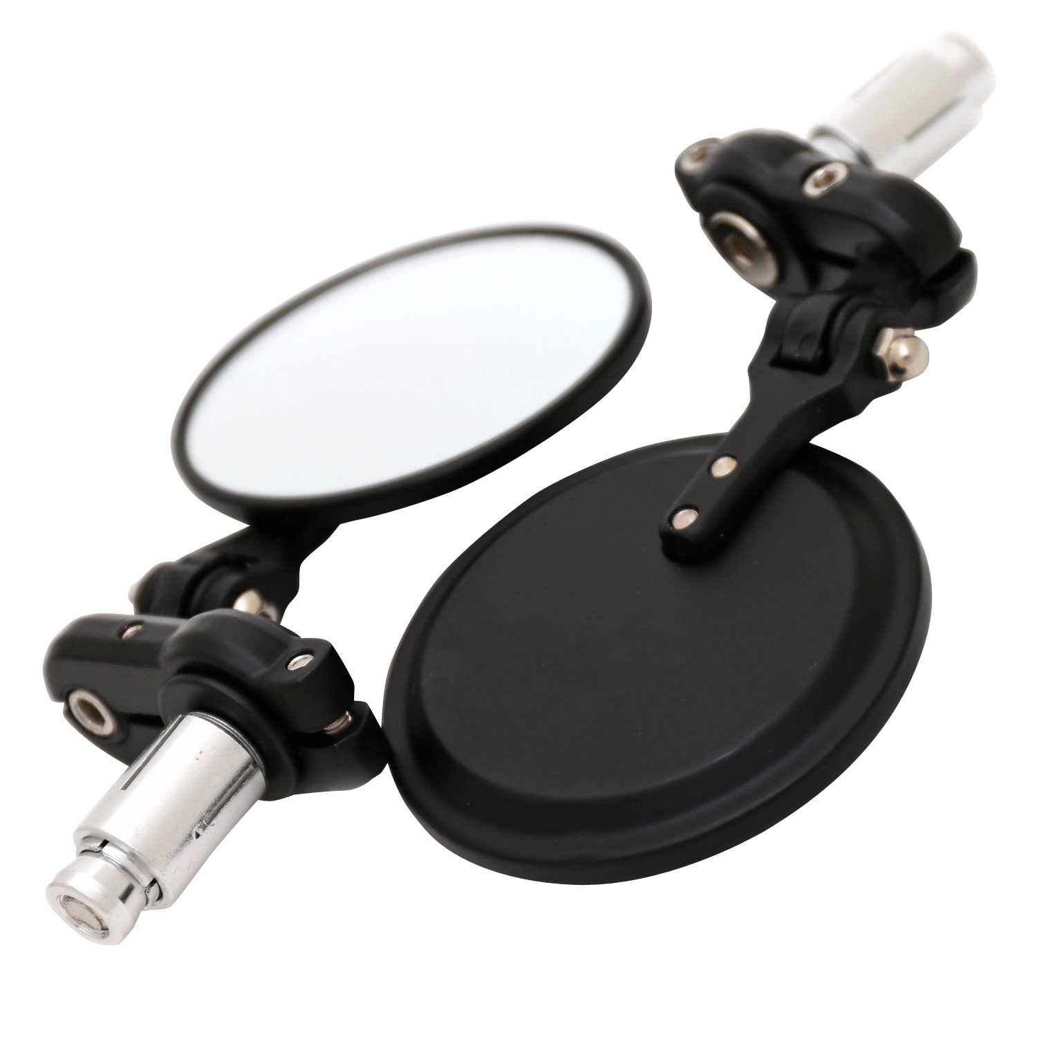 Amazon | nakira バイク バーエンド ミラー 左右セット 22.2mm 汎用