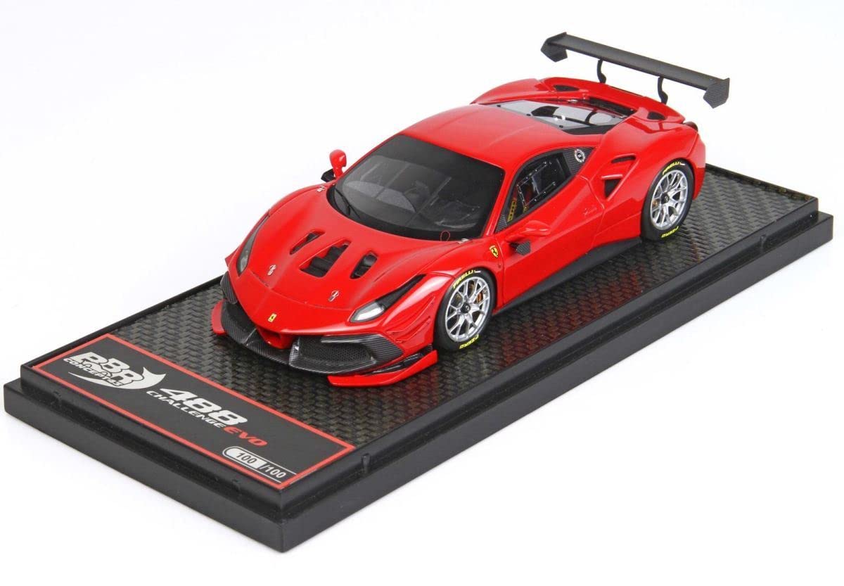 Amazon | BBR 1/43 Ferrari 488 Challenge EVO Rosso Corsa フェラーリ