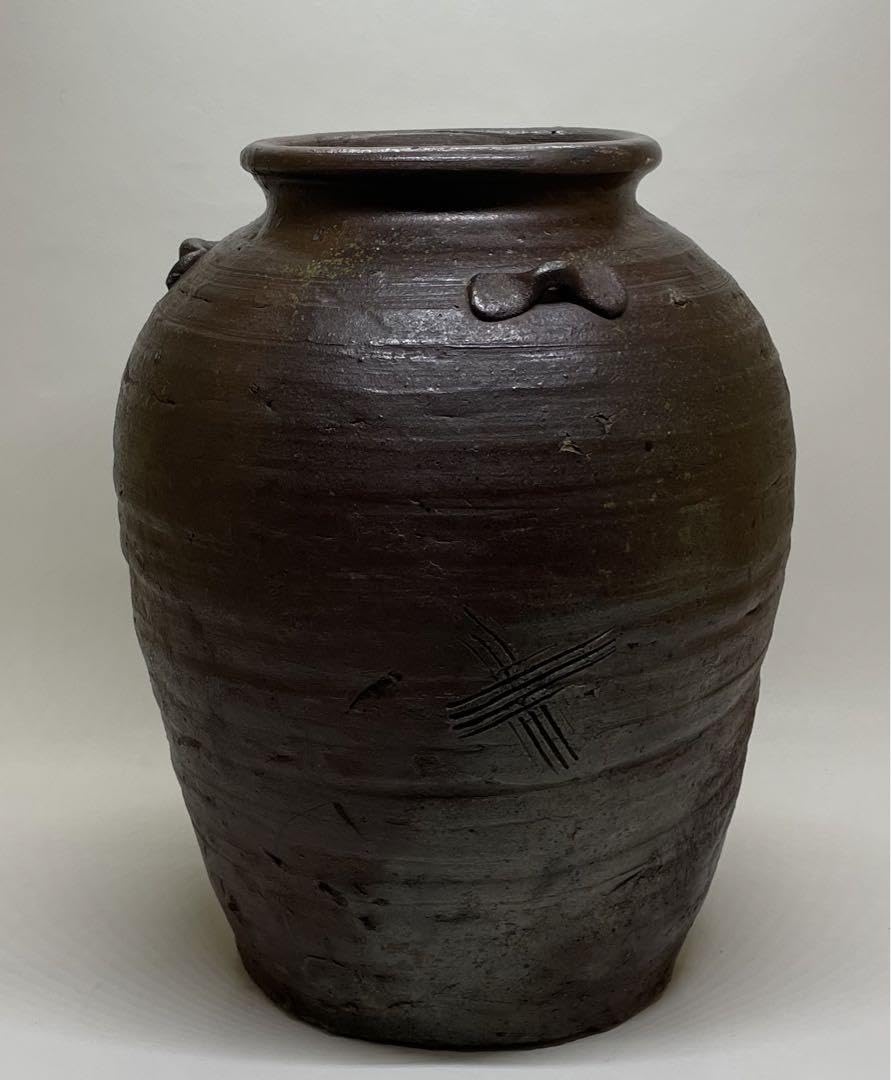 茶道具 美濃光寿造 茶入 大名物日野肩衝写 小林太玄極箱 茶道具 美濃