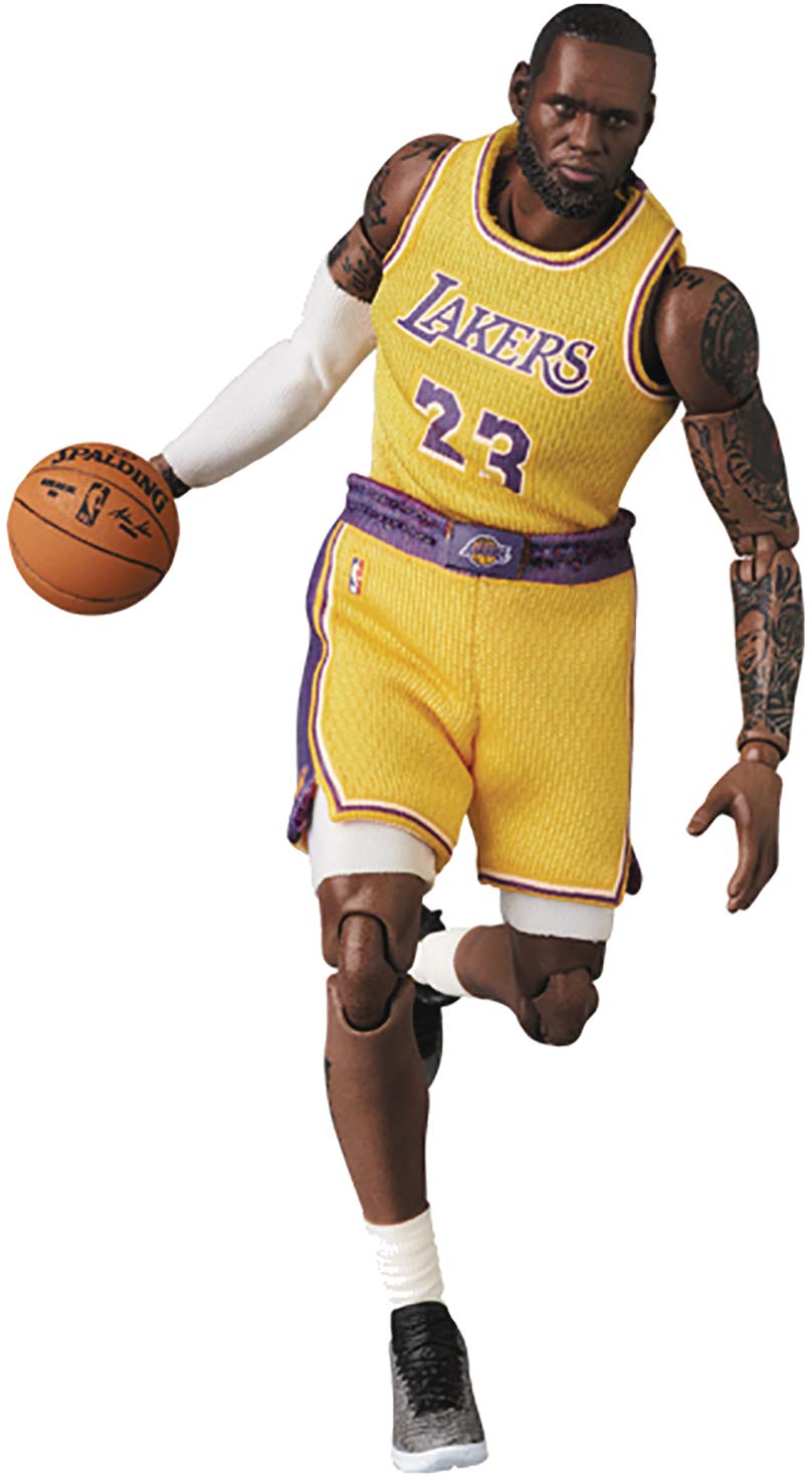 Amazon.com: Lebron James Mafex Action Figure, Multicolor : Toys