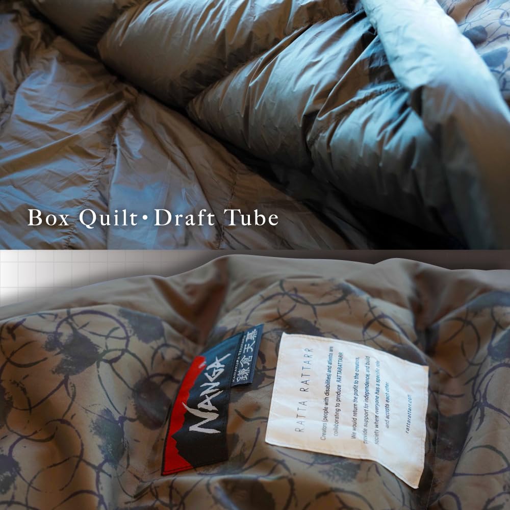 Amazon.co.jp: NANGA×鎌倉天幕×RATTA RATTARR SLEEPING BAG 600 寝袋