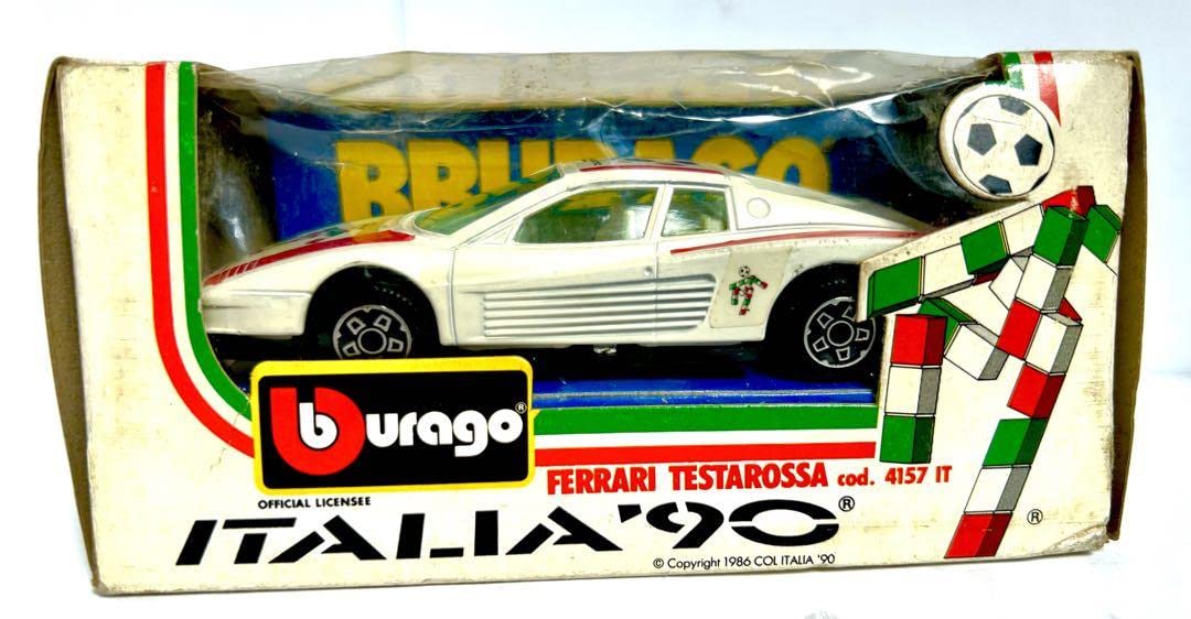 Amazon.co.jp: ITALIA 90 burago Ferrari testarossa （箱にダメージ
