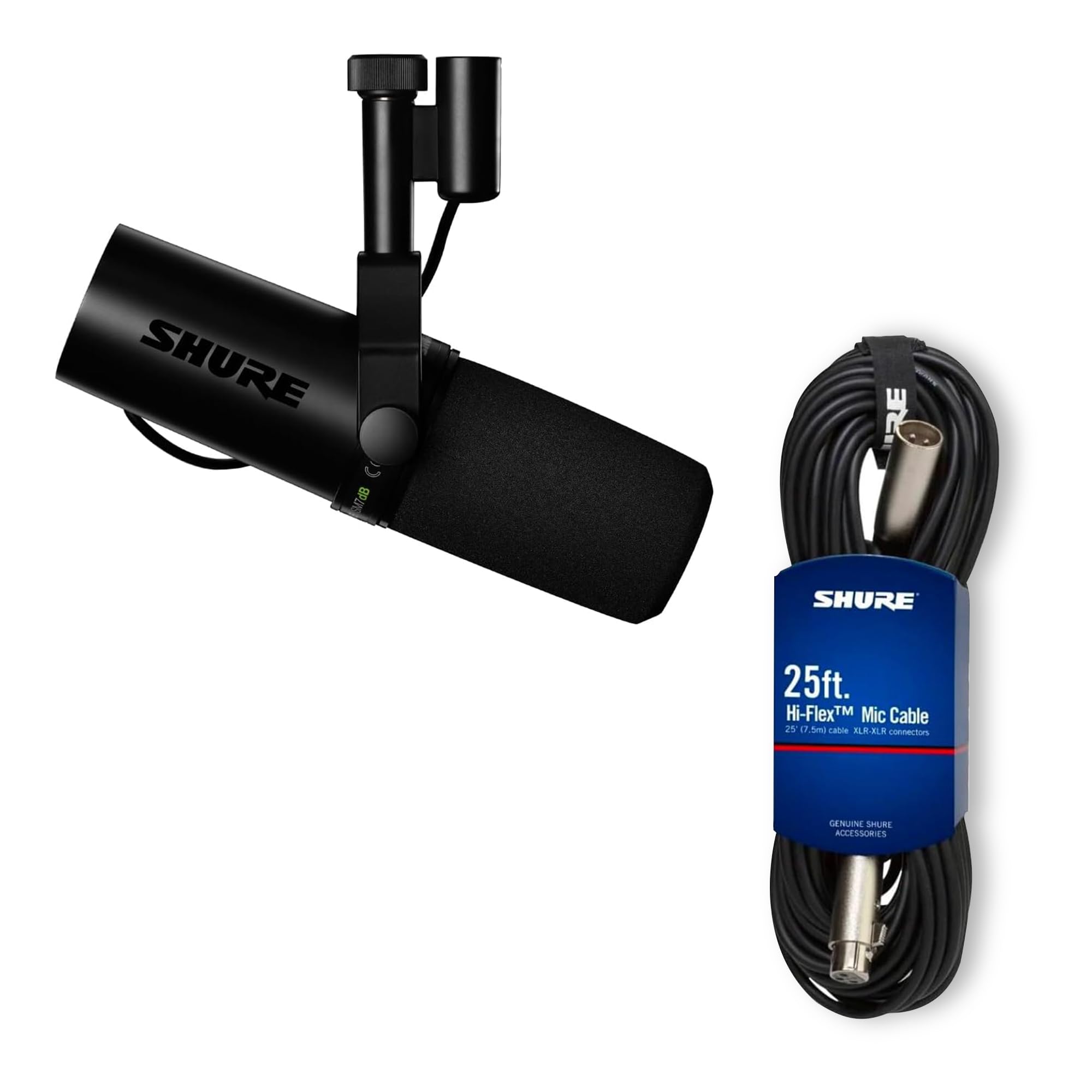 Amazon.co.jp: SHURE ダイナミックマイク SM7dB プリアンプ搭載 【国内