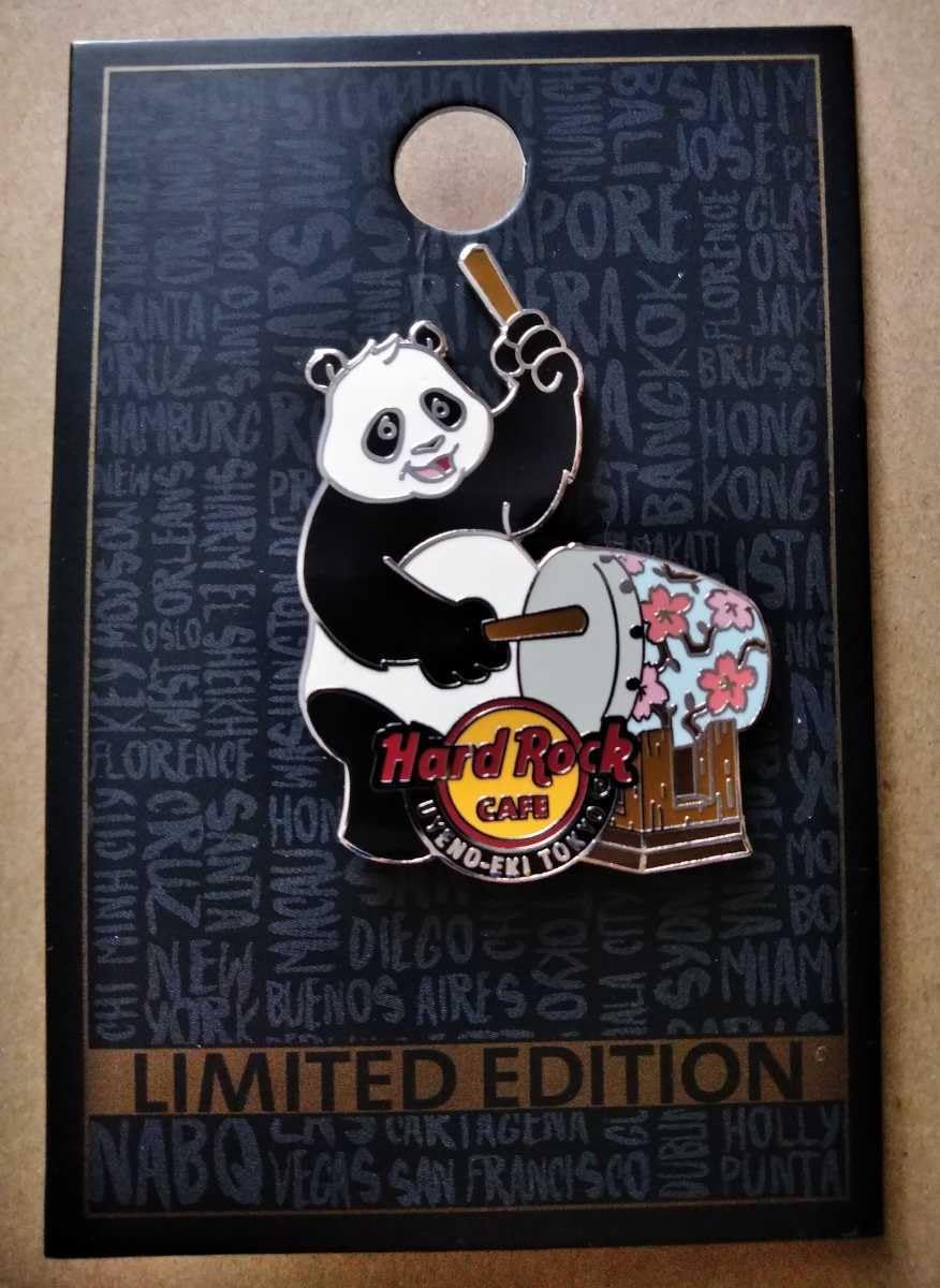 Amazon.co.jp: HARD ROCK CAFEハードロックカフェ上野パンダピンバッジ